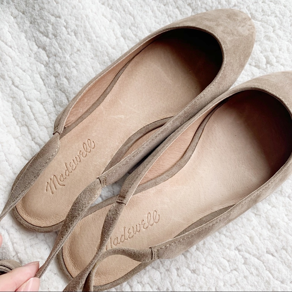 NIB MADEWELL APRIL ANKLE WRAP FLATS - Picture 3 of 13
